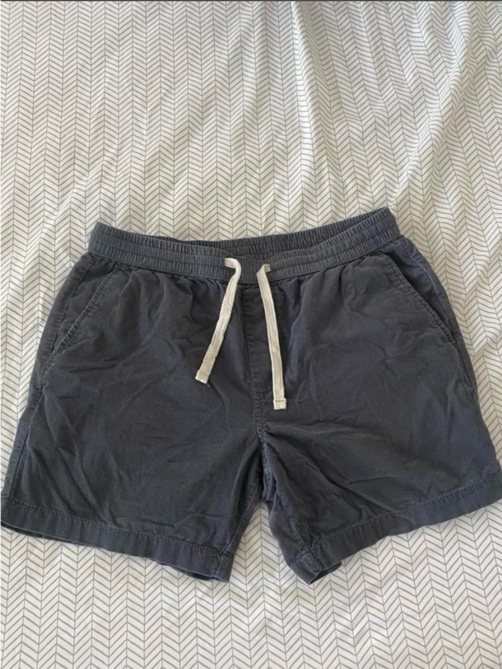 Goodfellow & Co Charcoal Gray Drawstring Hybrid Shorts